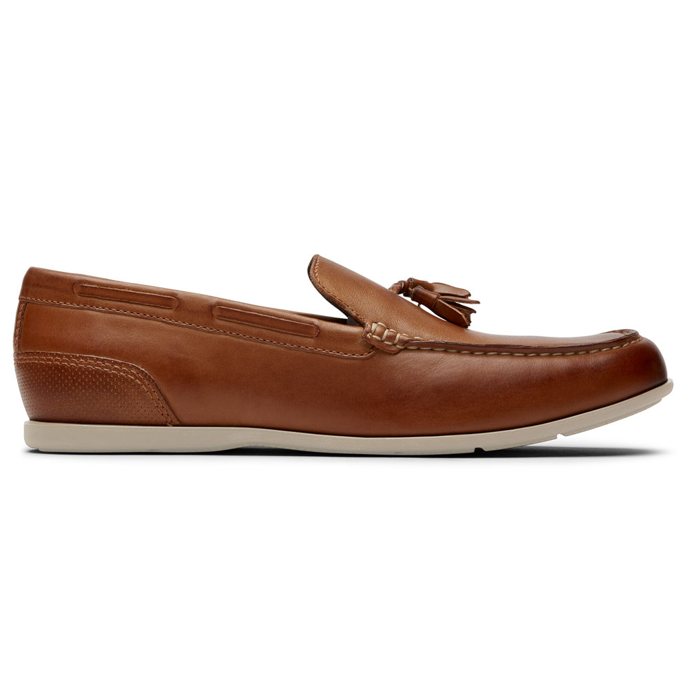 Rockport Loafers For Mens Brown - Malcom Tassel - IH3157294